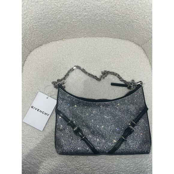 Givenchy Women's Crystal-Embellished Mini Bag with Chain Strap - Picture 1 of 4